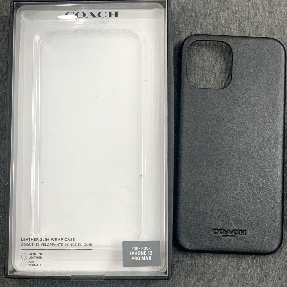 Coach Leather Slim Wrap Case (IPhone 12 Pro Max)
